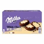 Milka White Choco Mini Stars – 150 g Petits chocolats blancs fondants et crémeux