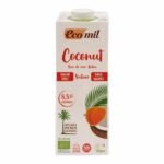 ECOMIL Lait de Coco Sans Sucre 1L
