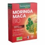 Santarome Bio Moringa Maca – 20 Ampoules 10 ml Vitalite & Immunite Naturelle