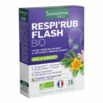 Santarome Bio Respirub Flash Bio – 15 Comprimés pour le Confort Respiratoire