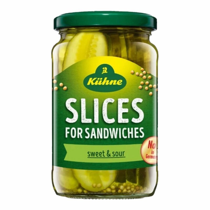 2025/09/1001032104.jpg Kuhne Tranches de Cornichons Croquants et Savoureux 330g – Image 1