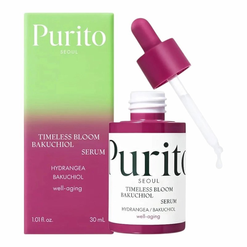 2025/10/1001053201.jpg Purito Timeless Bloom Bakuchiol Serum – 30 ml | Sérum Anti-Âge Naturel & Revitalisant – Image 1