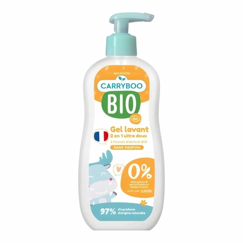 2025/10/1001055389.jpg Carryboo Bio Gel Lavant 2 en 1 Ultra Doux – 500 ml – Image 1