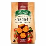 Bruschette Maretti – Bouchees de Pain Saveur Tomates Olives et Origan – 70 g