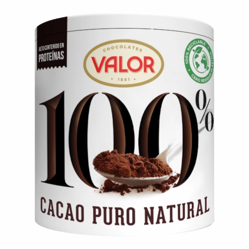 2025/10/1001068344.jpg Valor – Cacao Puro Natural 100% Soluble Sans Gluten Sans Sucre 250g – Image 1