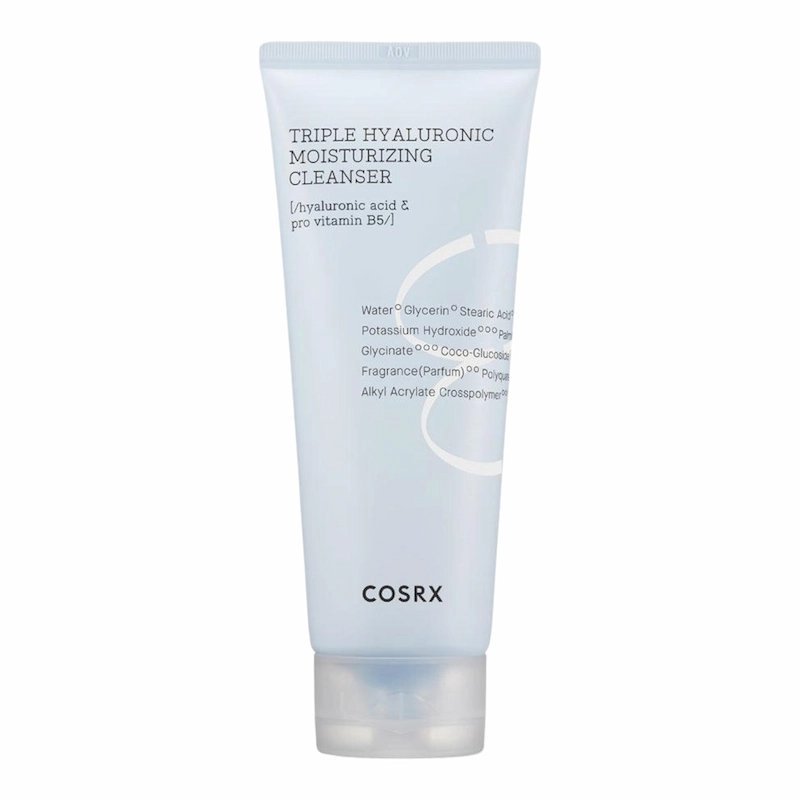 2025/10/1001086092.jpg COSRX Triple Hyaluronic Moisturizing Cleanser 150ml – Nettoyant Hydratant Intense pour une Peau Douce et Lumineuse – Image 1