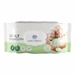 Lingettes Adultes Ultra Compact 50 unités – Nettoyage doux et rafraîchissant pour la peau sensible