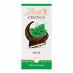 Lindt Creation Tablette de Chocolat Noir Menthe Frappée – 150g