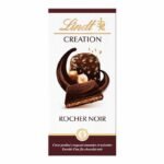 Lindt Creation Tablette de Chocolat Noir Rocher Noir – 150g