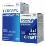 Forcapil Fortifiant Cheveux et Ongles – Lot 3 Mois + 1 Mois Offert
