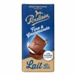 POULAIN Fine & Gourmande – Tablette de Chocolat au Lait 42% Cacao Sans Sucres Ajoutes