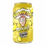 Warheads Sour Lemon Soda – Boisson Gazeuse Citron Ultra Acidulée 355 ml