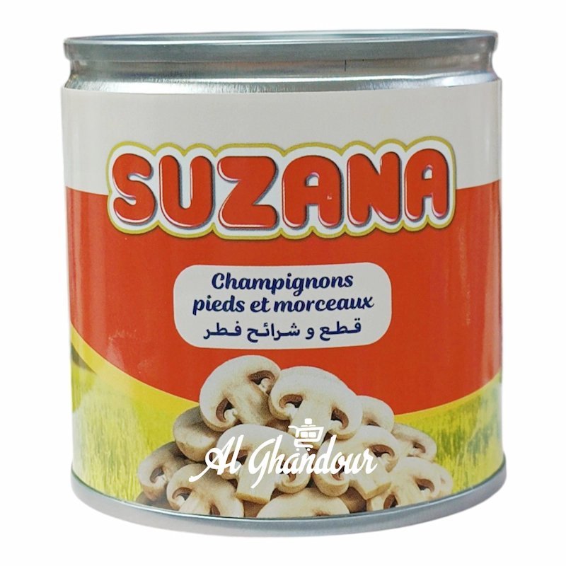 2025/10/1001103731.jpg Suzana – Champignons Pieds et Morceaux – 185 g – Image 1