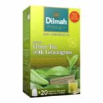 Dilmah The Vert Pur de Ceylan au Citronnelle – 20 Sachets