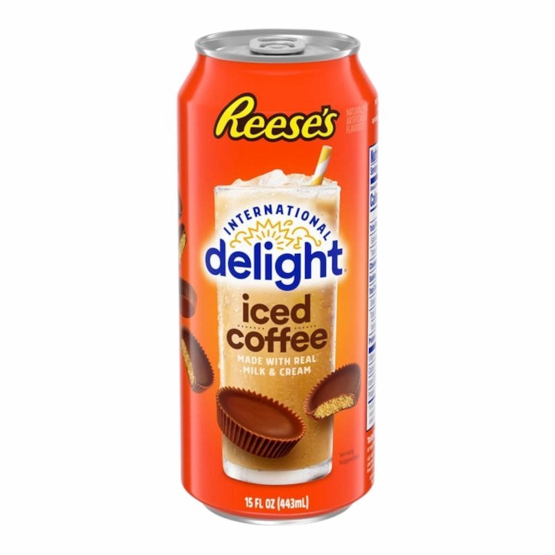 2025/11/1001109971.jpg International Delight Reeses Iced Coffee – Boisson Cafe Glacee Chocolat et Beurre de Cacahuète 455ml – Image 1