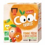 Vitabio Cool Fruits Pomme Peche & Abricot Bio – 4x90g