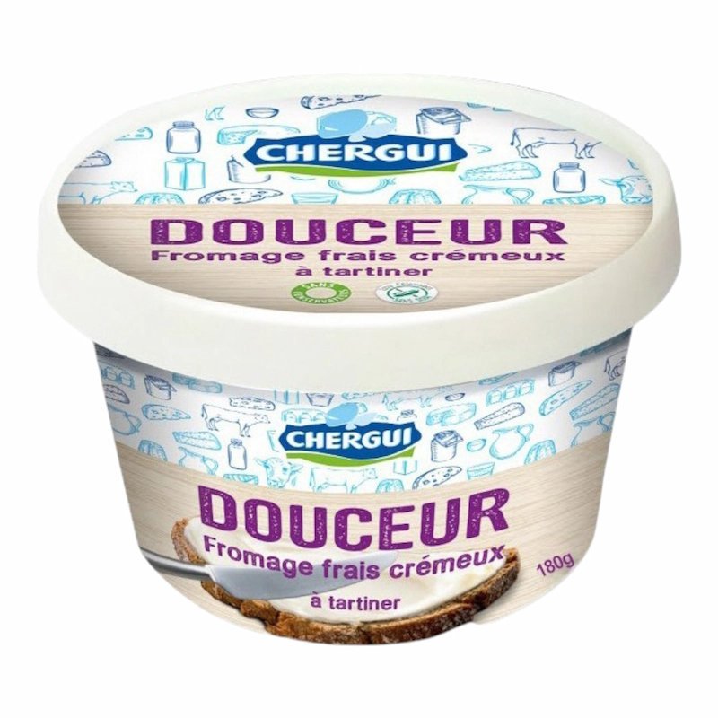 2025/11/1001131701.jpg Fromage Douceur Frais Cremeux a Tartiner Chergui – 180 g – Image 1
