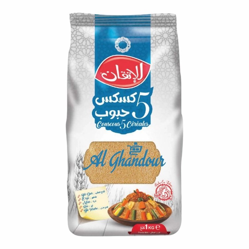 2025/11/1001149185.jpg Couscous 5 Cereales 1kg – Al Itkane – Image 1