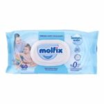 Molfix Lingettes Bebe Isotoniques à Base d'Eau Fraiche 60 unités