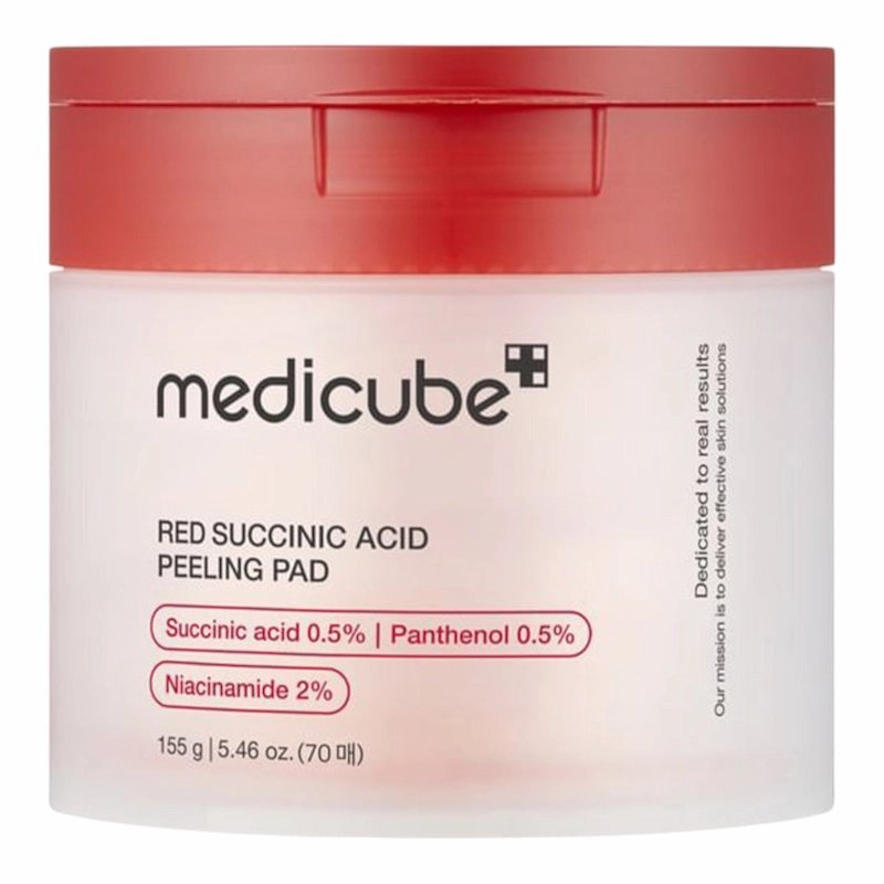 2025/11/1001160170.jpg MEDICUBE - Red Succinic Acid Peeling Pads 70 pcs – Image 1