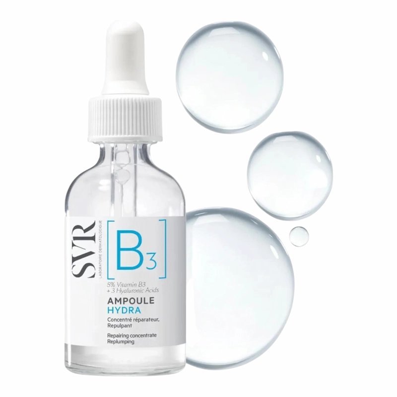 1001161589.webp SVR B3 Ampoule Hydra Serum Acide Hyaluronique – 30 ml – Image 1