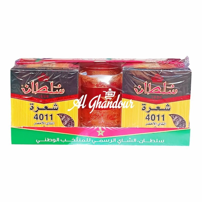 2025/12/1001172734.jpg The Vert Chaara 4011 Sultan 2×200 g + Verre Offert – Image 1