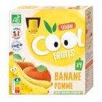 Vitabio Cool Fruits Banane Pomme de Provence 4×90g