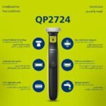 Tondeuse barbe PHILIPS OneBlade QP2724/10 – Sans fil rechargeable – Image 3