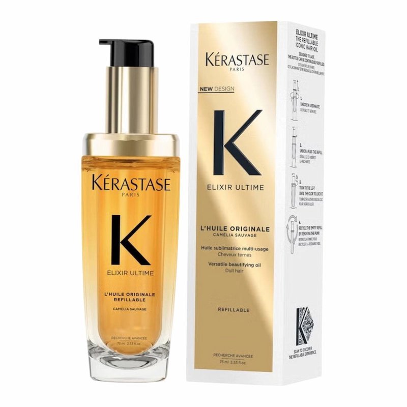 2025/12/1001209699.jpg Kerastase Elixir Ultime Refillable Huile Hydratante Cheveux – 75ml – Image 1