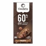 El Clavileno Chocolat Noir 60 % Cacao Sans Sucres Ajoutes 100 g