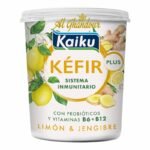 Kaiku Kefir Gingembre et Citron 350 g – Yaourt Fermente Probiotique