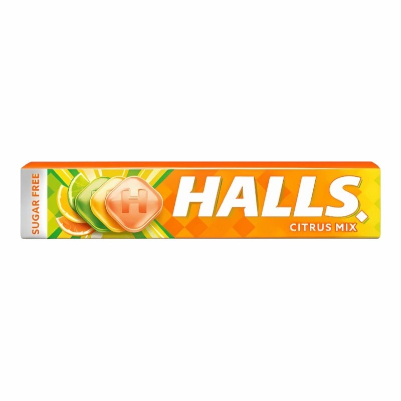 2026/01/1001235198.jpg Halls Bonbons Citrus Mix Sans Sucre 32 g – Bonbons aux Agrumes Sans Sucre – Image 1