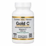 California Gold Nutrition Gold C Vitamine C USP Grade 1 000 mg – 60 Capsules Végétales