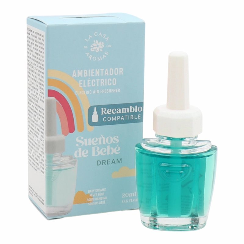 2026/01/1001261286.jpg La Casa de los Aromas Recharge Diffuseur Electrique Suenos de Bebe 20 ml | Parfum Doux & Apaisant – Image 1