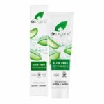 Dr Organic Dentifrice Blanchissant Triple Action à lAloe Vera Bio – 100 ml Soin Naturel Dents et Gencives