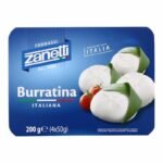 Zanetti Burratina 50 g x 4 – Fromage Italien Crémeux et Fondant