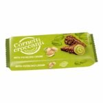 Cornetti Croccante Gaufrettes Croustillantes a la Crème Pistache 100 g – Snack Gourmand et Croquant
