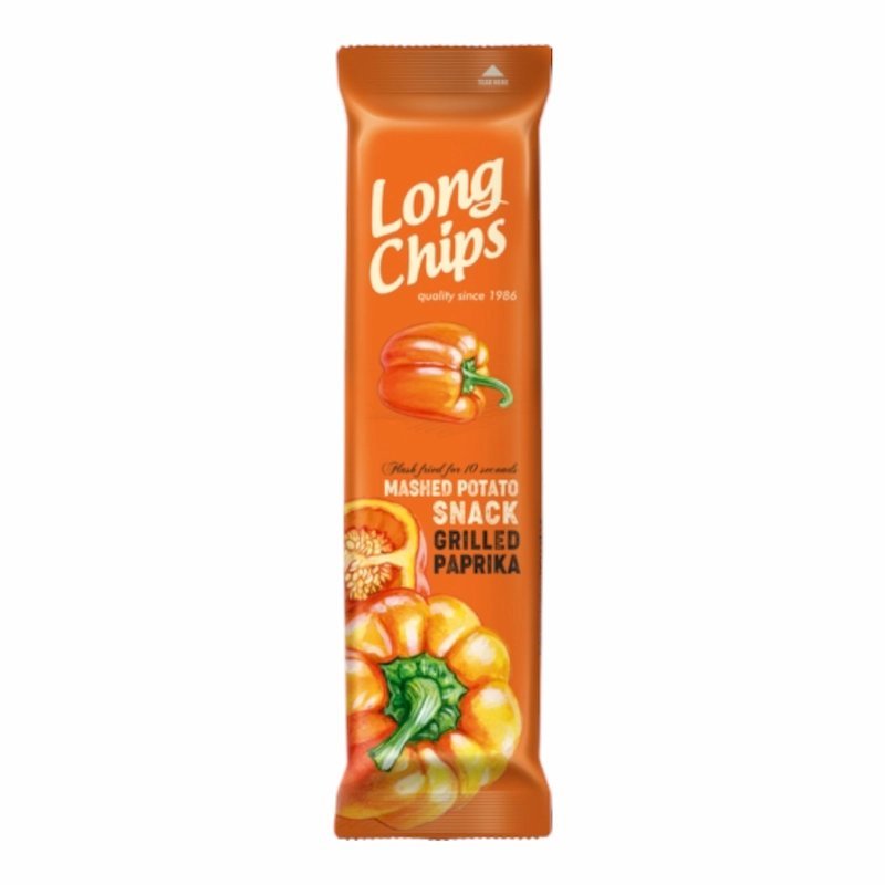 2026/02/1001272803.jpg Long Chips – Chips Longues Saveur Paprika 75 g | Snack Croustillant Épicé au Goût Intense – Image 1