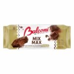 Balconi Mix Max Dark Chocolate 10×35 g | Gâteau Fourré au Chocolat Noir Intense
