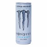 Monster Energy Ultra White Sans Sucre – 250 ml | Boisson Energisante Zero