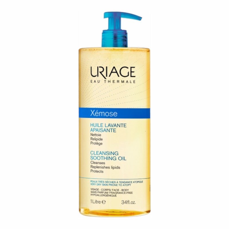 2026/02/1001280051.jpg URIAGE XEMOSE Huile Lavante 1L | Huile Nettoyante Corps Peaux Sèches & Sensibles – Image 1