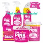 Pack Promo The Pink Stuff Nettoyage Complet | Multi Purpose + Oxi Powder + Éponge + Gel WC