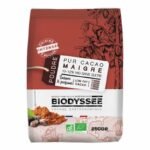 Biodyssee Cacao Maigre 10%–12% MG 250 g – Cacao en Poudre Dégraissé