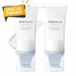 SKIN1004 Madagascar Centella Hyalu-Cica Water Fit Sun Serum SPF 50+ PA+++ 50 ml – Coffret 2 pcs | Sérum Solaire Hydratant Anti UV