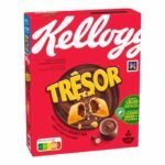 Kelloggs Tresor Chocolat Noisettes 410 g | Cereales Fourrees Croquantes Petit Dejeuner Gourmand