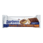 Sportness Barre Proteinée 60% Caramel Toffee Crisp 45 g | Snack Riche en Protéines Énergie Sport