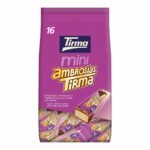 Tirma Mini Gaufrettes au Chocolat au Lait 216 g | 16 Mini Wafer Chocolat Croquant
