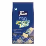 Tirma Mini Gaufrettes au Chocolat Blanc 216 g | 16 Mini Wafers Croustillantes