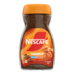 NESCAFE Cafe Instantane Saveur Caramel – Cafe Soluble Gourmand 95 g