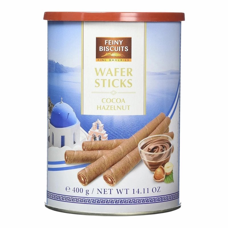 2026/03/1001355051.jpg Feiny Biscuits Batonnets Gaufrettes Cacao & Noisette 400 g – Gaufrettes Croustillantes Fourrees – Image 1